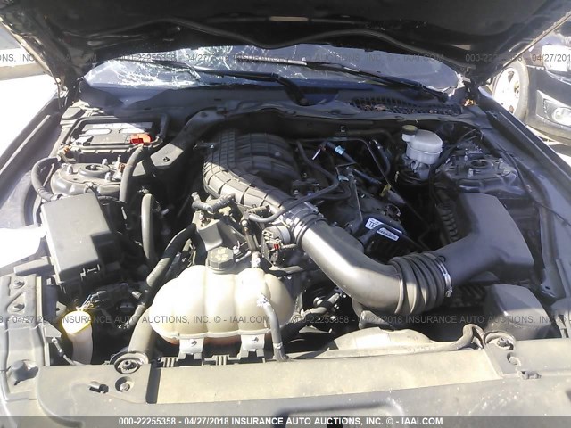 1FA6P8AM6F5432857 - 2015 FORD MUSTANG BLACK photo 10