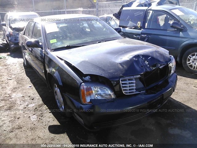 1G6KD54Y8YU276461 - 2000 CADILLAC DEVILLE BLACK photo 1