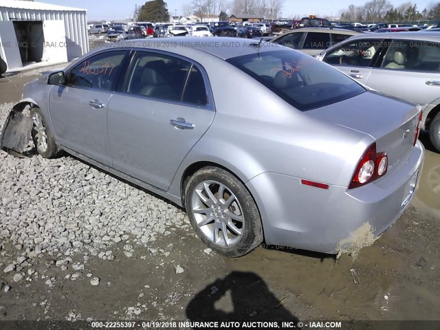 1G1ZE5EB2AF135715 - 2010 CHEVROLET MALIBU LTZ 银色 照片 3