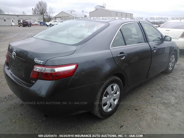 4T4BE46K88R021193 - 2008 TOYOTA CAMRY CE/LE/XLE/SE BLACK photo 4