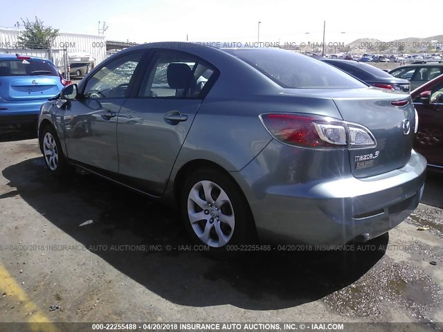 JM1BL1UF4C1524366 - 2012 MAZDA 3 I GRAY photo 3