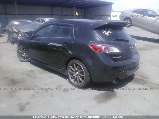 JM1BL1K31B1389404 - 2011 MAZDA SPEED 3 GRAY photo 3