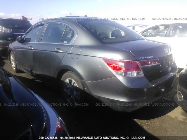 1HGCP2F46BA025403 - 2011 HONDA ACCORD LXP GRAY photo 3