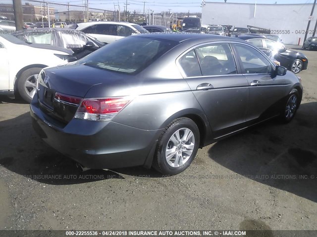 1HGCP2F46BA025403 - 2011 HONDA ACCORD LXP GRAY photo 4