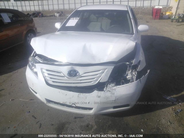 4T1BE46K39U862785 - 2009 TOYOTA CAMRY SE/LE/XLE WHITE photo 6