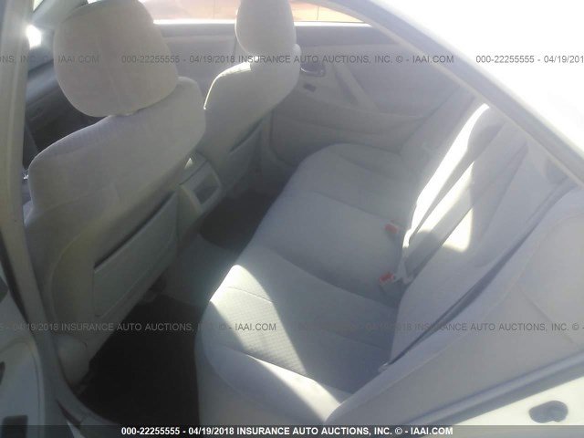 4T1BE46K39U862785 - 2009 TOYOTA CAMRY SE/LE/XLE WHITE photo 8