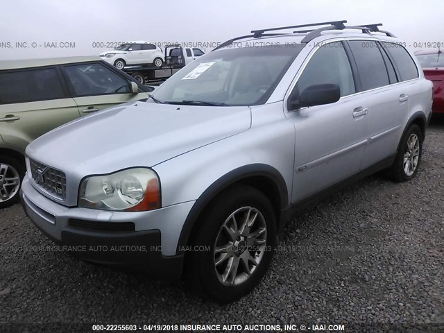 YV1CZ852051200867 - 2005 VOLVO XC90 V8 SILVER photo 2