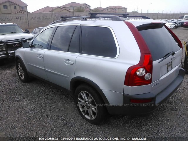 YV1CZ852051200867 - 2005 VOLVO XC90 V8 SILVER photo 3