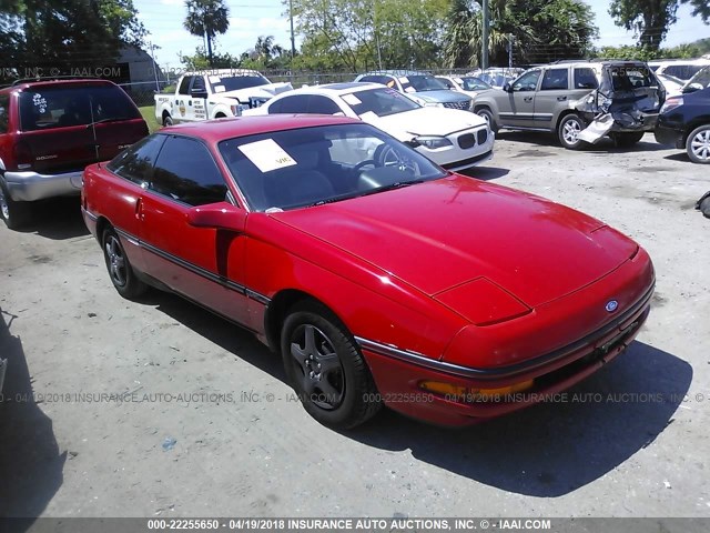 1ZVBT21C1K5165451 - 1989 FORD PROBE LX RED photo 1