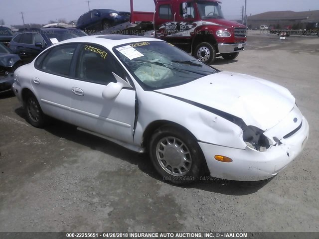 1FALP53S5VA235195 - 1997 FORD TAURUS LX WHITE photo 1