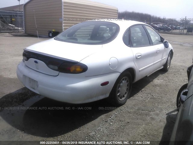 1FALP53S5VA235195 - 1997 FORD TAURUS LX WHITE photo 4