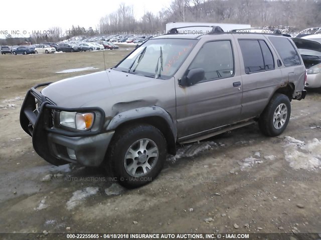 JN8DR07Y61W507149 - 2001 NISSAN PATHFINDER LE/SE/XE GREEN photo 2