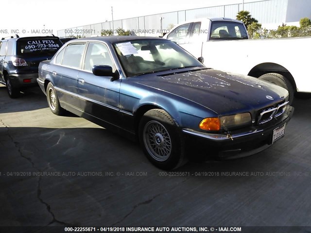 WBAGJ8320VDM08129 - 1997 BMW 740 IL BLUE photo 1