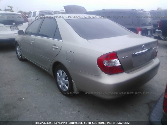 4T1BE30K44U275930 - 2004 TOYOTA CAMRY LE/XLE/SE 金色 照片 3