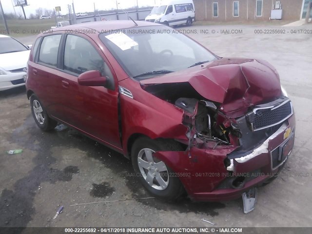 KL1TD6DE1BB123637 - 2011 CHEVROLET AVEO LS/LT 红色 照片 1