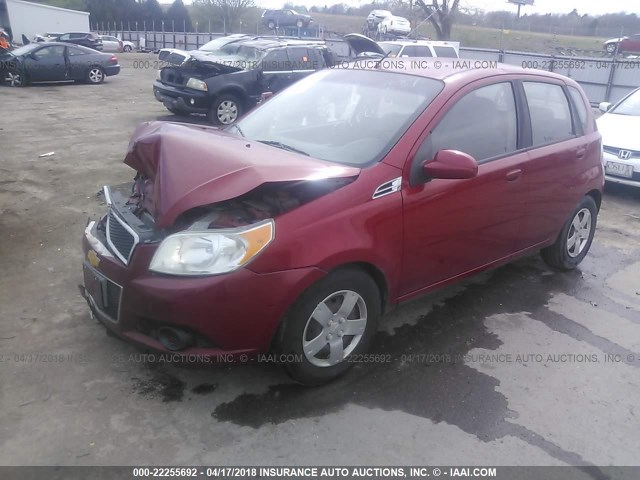 KL1TD6DE1BB123637 - 2011 CHEVROLET AVEO LS/LT 红色 照片 2