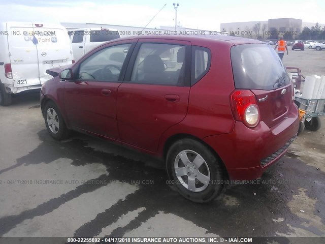 KL1TD6DE1BB123637 - 2011 CHEVROLET AVEO LS/LT 红色 照片 3