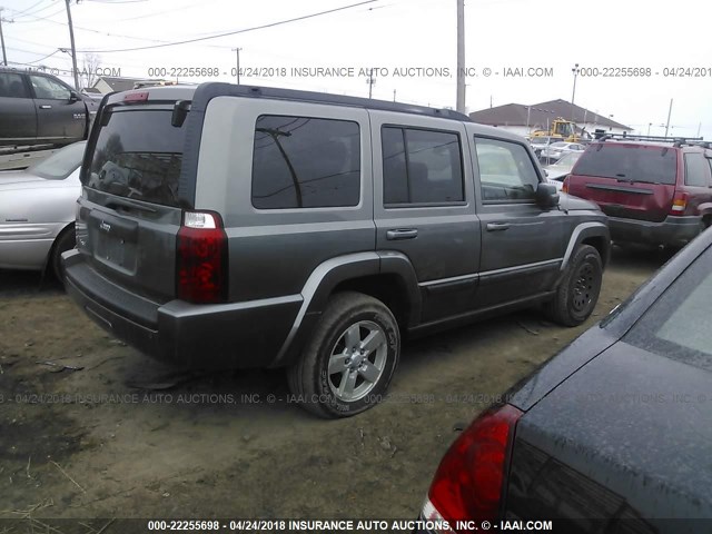 1J8HG48K08C129807 - 2008 JEEP COMMANDER SPORT Grau Foto 4