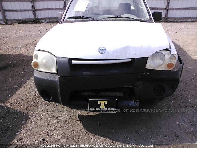 1N6DD26T94C405052 - 2004 NISSAN FRONTIER KING CAB XE WHITE photo 6