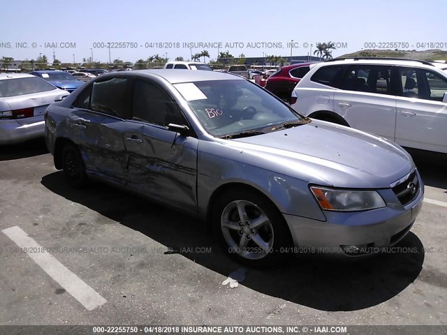 5NPEU46F18H301033 - 2008 HYUNDAI SONATA SE/LIMITED GRAY photo 1