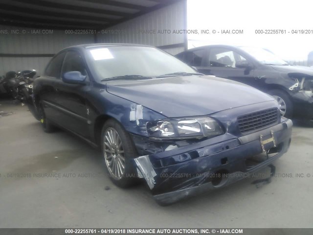 YV1RS58D632255874 - 2003 VOLVO S60 2.4T BLUE photo 1