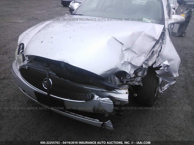 2G4WE567951247912 - 2005 BUICK LACROSSE CXS SILVER photo 6