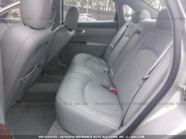 2G4WE567951247912 - 2005 BUICK LACROSSE CXS SILVER photo 8