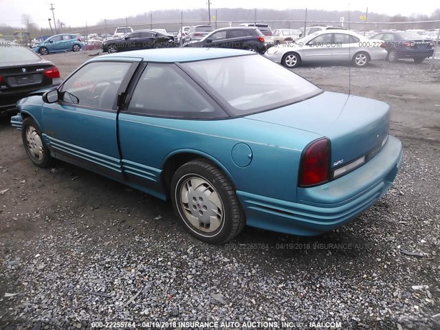 1G3WH15M2RD300651 - 1994 OLDSMOBILE CUTLASS SUPREME S TURQUOISE photo 3