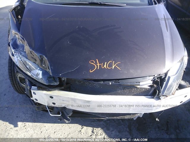 2HGFB2F67DH529220 - 2013 HONDA CIVIC HF ყავისფერი ფოტო 10