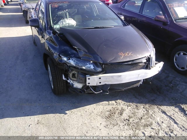 2HGFB2F67DH529220 - 2013 HONDA CIVIC HF ყავისფერი ფოტო 6