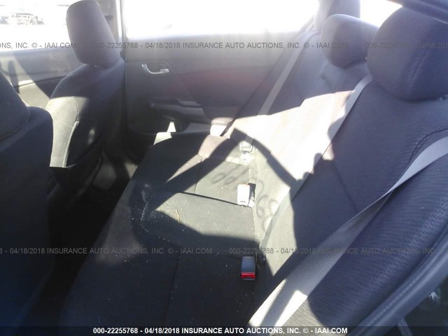2HGFB2F67DH529220 - 2013 HONDA CIVIC HF ყავისფერი ფოტო 8