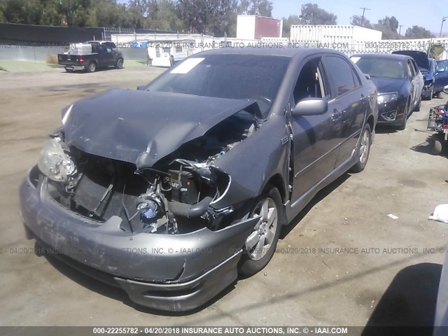 1NXBR32E06Z709226 - 2006 TOYOTA COROLLA CE/LE/S GRAY photo 2