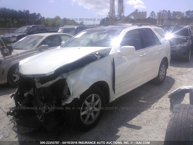 1GYEE637960151859 - 2006 CADILLAC SRX WHITE photo 2