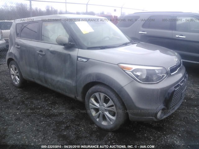 KNDJP3A53G7303416 - 2016 KIA SOUL + GRAY photo 1