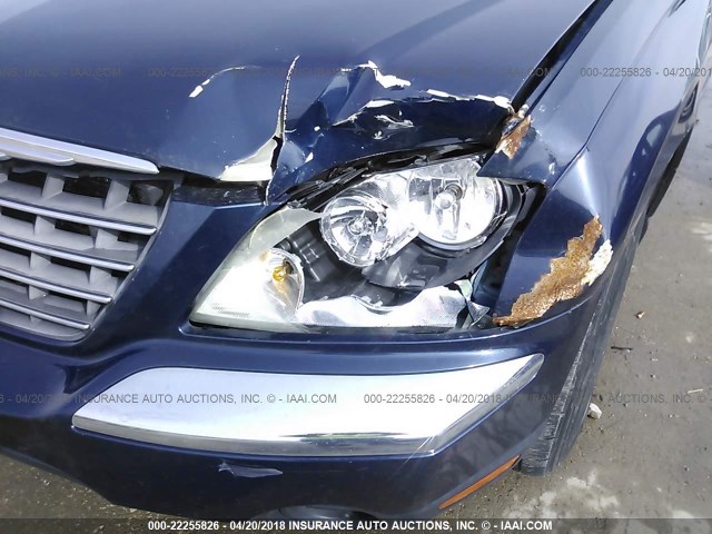 2C4GM68495R495809 - 2005 CHRYSLER PACIFICA TOURING BLUE photo 6