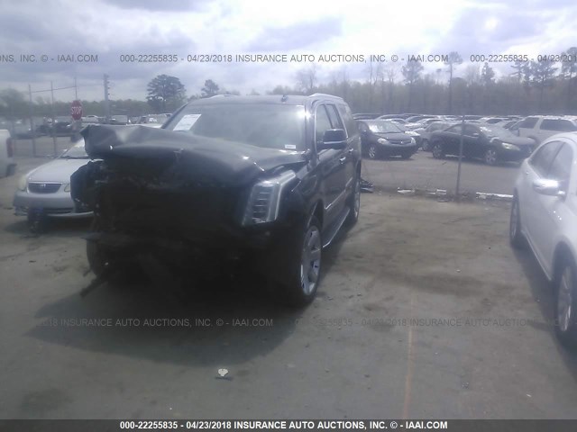 1GYS4HKJXJR102480 - 2018 CADILLAC ESCALADE ESV LUXURY BLACK photo 2