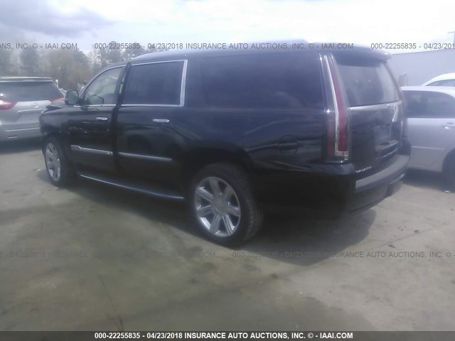 1GYS4HKJXJR102480 - 2018 CADILLAC ESCALADE ESV LUXURY BLACK photo 3