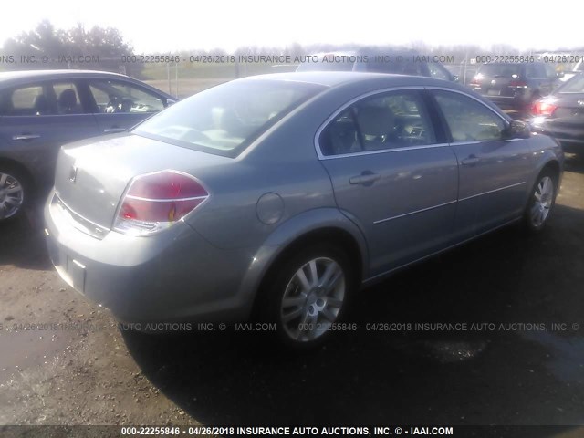 1G8ZS57N08F295684 - 2008 SATURN AURA XE GRAY photo 4