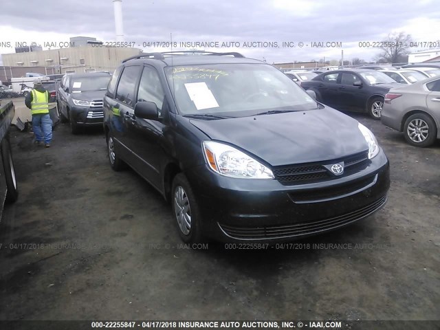 5TDZA23C14S098691 - 2004 TOYOTA SIENNA CE/LE GREEN photo 1