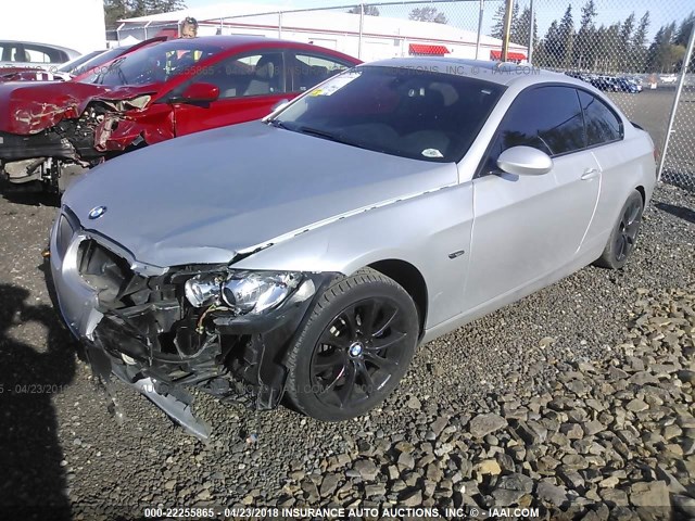 WBAWC73599E063547 - 2009 BMW 335 XI SILVER photo 2