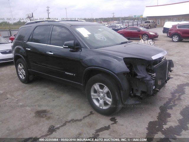 1GKER23748J274585 - 2008 GMC ACADIA SLT-1 BLACK photo 1