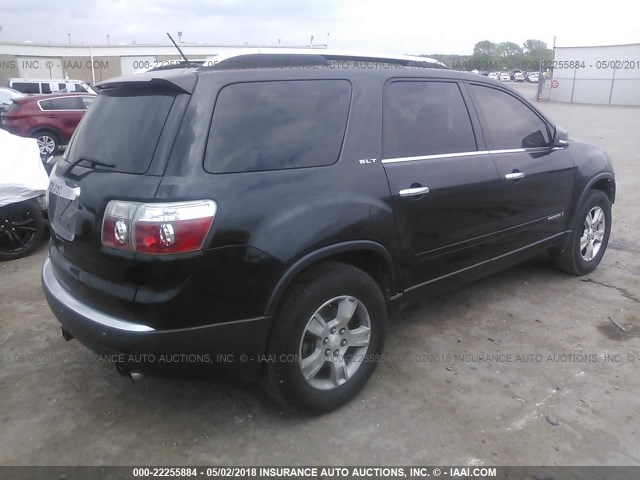 1GKER23748J274585 - 2008 GMC ACADIA SLT-1 Negro foto 4