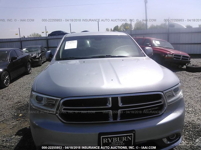 1C4RDHDG3EC365649 - 2014 DODGE DURANGO LIMITED GRAY photo 6