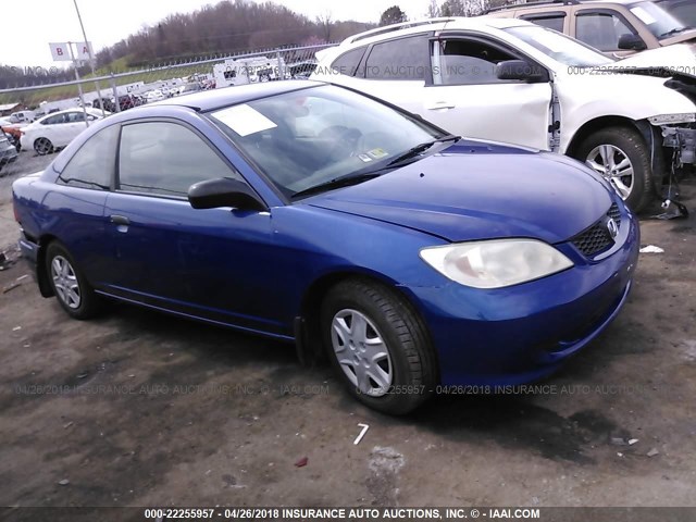 1HGEM22145L070670 - 2005 HONDA CIVIC DX VP Mavi foto 1