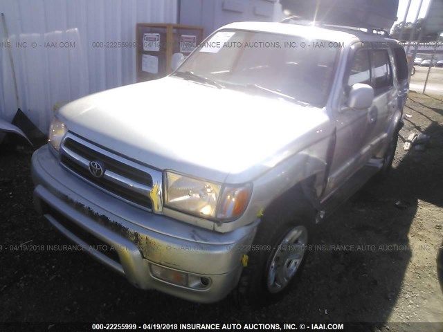 JT3HN87R8Y0291225 - 2000 TOYOTA 4RUNNER LIMITED BEIGE photo 2