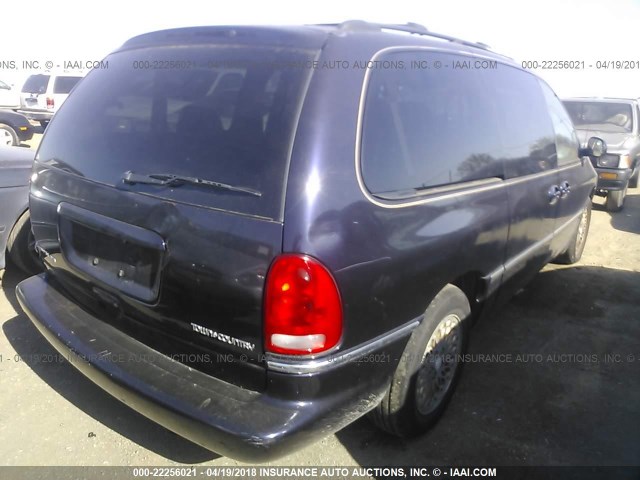 1C4GP64L6VB253739 - 1997 CHRYSLER TOWN & COUNTRY LXI BLUE photo 4