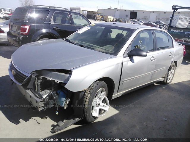 1G1ZT53886F163281 - 2006 CHEVROLET MALIBU LT SILVER photo 2