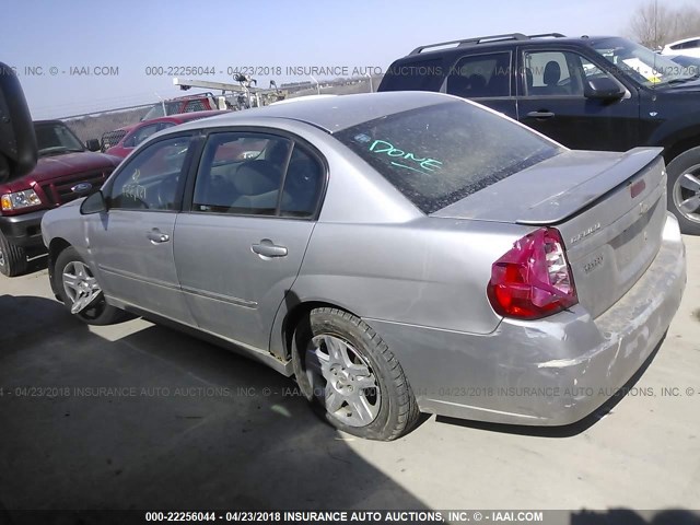 1G1ZT53886F163281 - 2006 CHEVROLET MALIBU LT SILVER photo 3