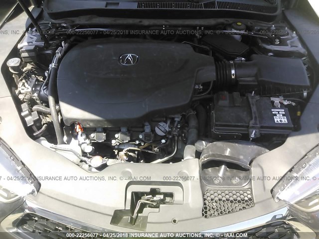19UUB2F55JA003841 - 2018 ACURA TLX TECH GRAY photo 10