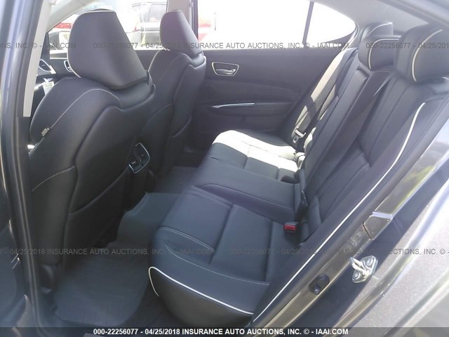 19UUB2F55JA003841 - 2018 ACURA TLX TECH GRAY photo 8